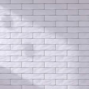 Kezma White 2.95 in. X 11.81 in. Matte Ceramic Subway Wall Tile (6.03 sq. ft./Case)