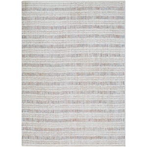 Frank Lloyd Wright Foundation x Livabliss Usonia Gray Geometric 3 ft. x 5 ft. Indoor Area Rug