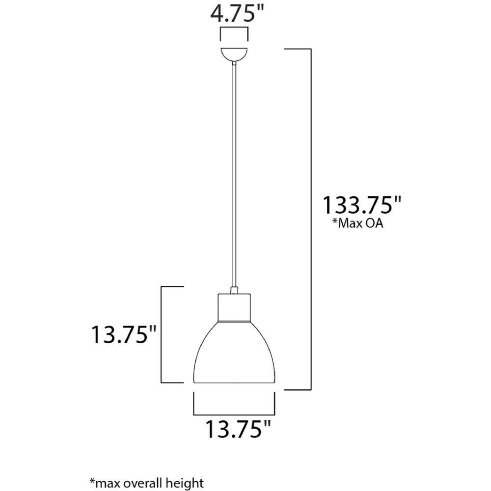 Cora Black and Gold Modern Pendant Light with Bowl Shade
