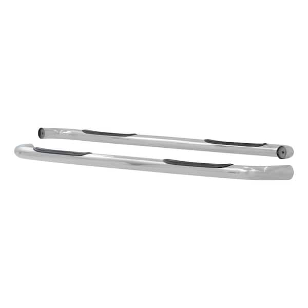 Aries 3-Inch Round Polished Stainless Steel Nerf Bars, No-Drill, Select ...