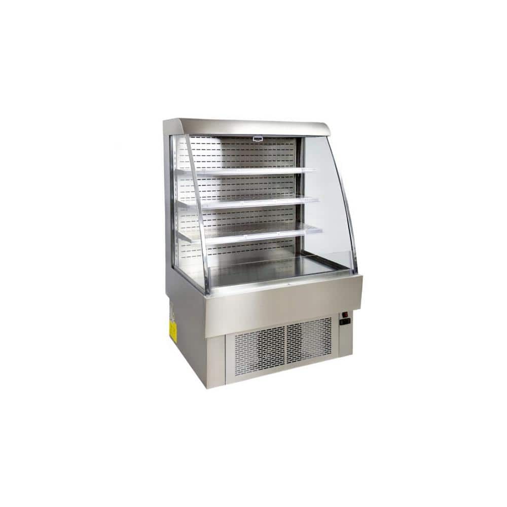 40 in. 13.4 cu. ft. Open Air Grab Go Merchandiser Refrigerator EF40O Stainless