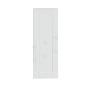 Anchester Assembled 9x42x12 in. 1 Door Wall Cabinet with 3 Shelves in Classic White