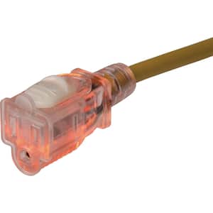 15A Marine Grade Lighted, Non - Locking Extension Cord, 50 ft.