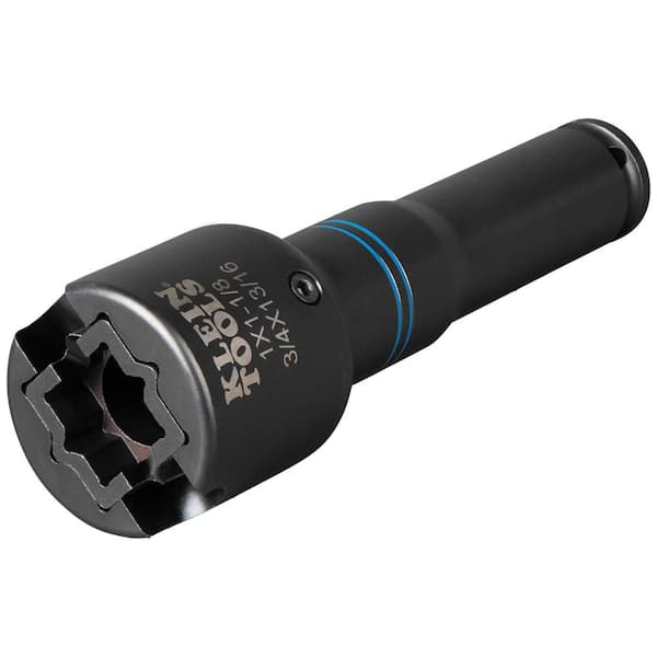 1/2 in. Square Drive 4-in-1 Square Impact Socket with 7/16 in. Hex Quick-Change Adapter 1/2 in. Square Drive 4-in-1 Square Impact Socket with 7/16 in. Hex Quick-Change Adapter