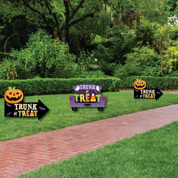 Halloween Ghost Party Set of 3 Faux Succulents