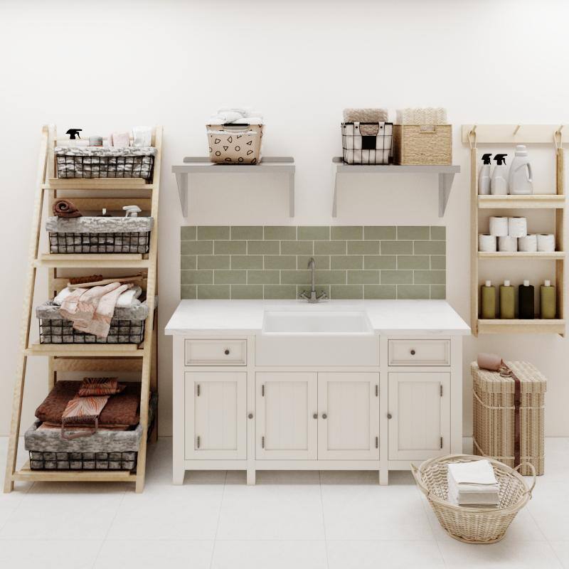 AmGood 24" Stainless Steel Floating Wall Shelf with Brackets