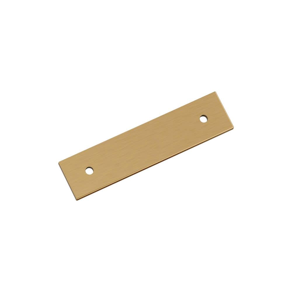 Ladera 3 in. Center-to-Center Rectangle Champagne Bronze Pull Cabinet Backplate price history on PriceWatchPro