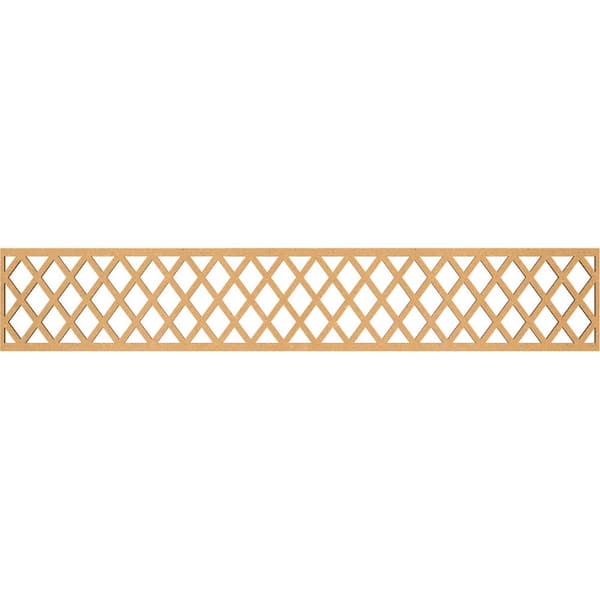 Ekena Millwork Manchester Fretwork 0.25 in. D x 46.625 in. W x 8 in. L MDF Wood Panel Moulding