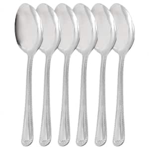 Tustin 6 Piece Stainless Steel Dinner Spoon Flatware Set in Silver