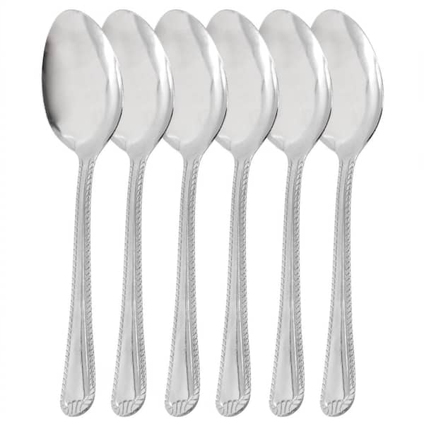 Nickel Silver Tablespoons Spoons Silverware Set Of 6 Dinnerware Kitchen 2024 Utensils