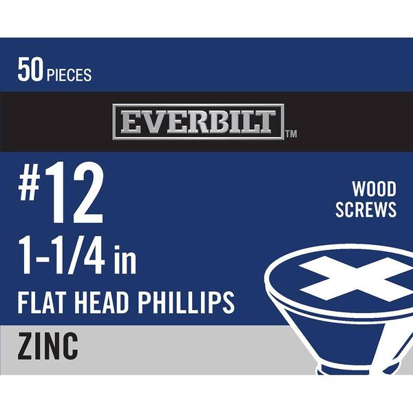 thumbnail interactive-video image 1 of 600 Piece Phillips Flat Head Wood Screw Assortment - #8 To #12, Zinc Plated 1 of 6