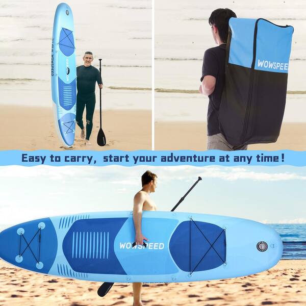 10.5ft Inflatable Stand Up Paddle Board SUP Surfboard with Complete Kit Non-slip 