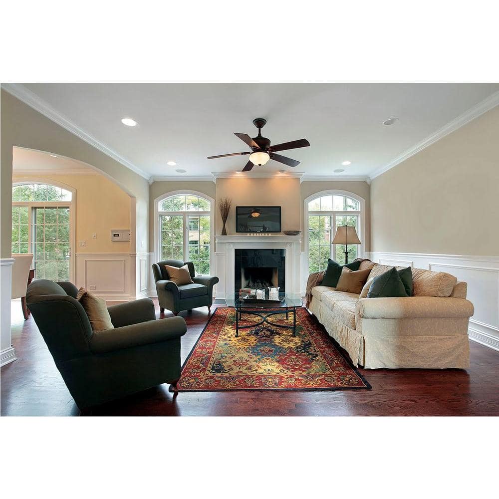 Garnet Lapis Multicolor Hand-Tufted Wool 5' x 8' Area Rug