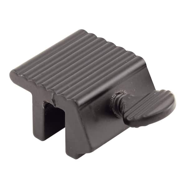 Prime-Line Black Finish Window Sash Lock with Steel Screw (2-pack)