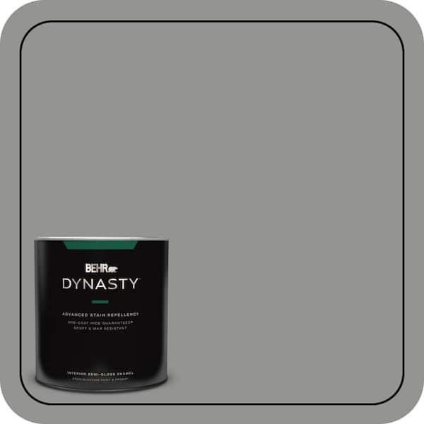 BEHR DYNASTY 1 qt. #780F-5 Anonymous One-Coat Hide Semi-Gloss Enamel Interior Stain-Blocking Paint and Primer
