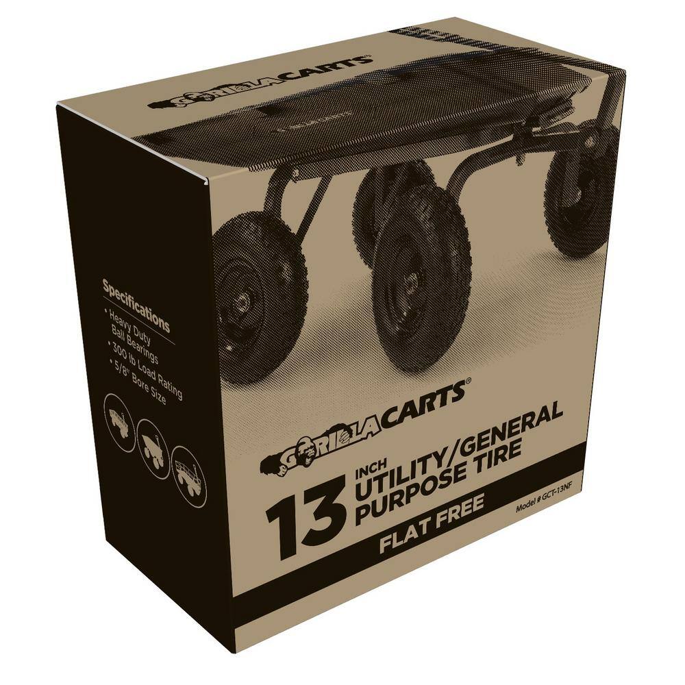 13 in. No Flat Replacement Tire for Gorilla Carts Ubuy Hungary