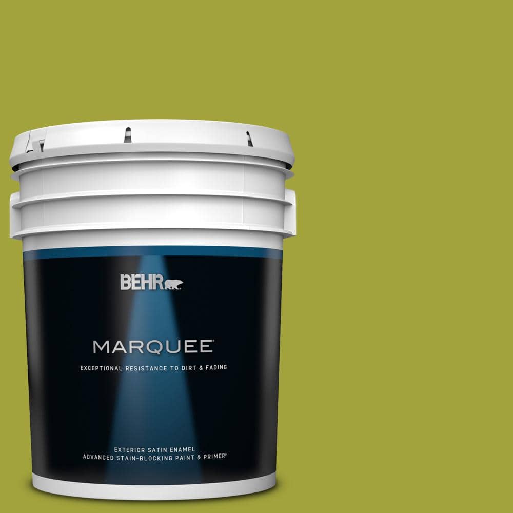 BEHR MARQUEE gal. #S-H-400 Rolling Hills Satin Enamel Exterior Paint   Primer 945305 The Home Depot