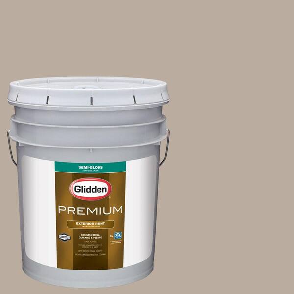 Glidden Premium 5 gal. #HDGWN25U Castle Rock Eggshell Interior Paint with Primer