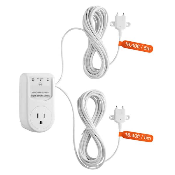 Sump Pump Alarm, High Water Septic Tank Alarm With HI/LO Dual Sensors85dB Loud Alarm and 16.4 ft. Extended Sensor Cable