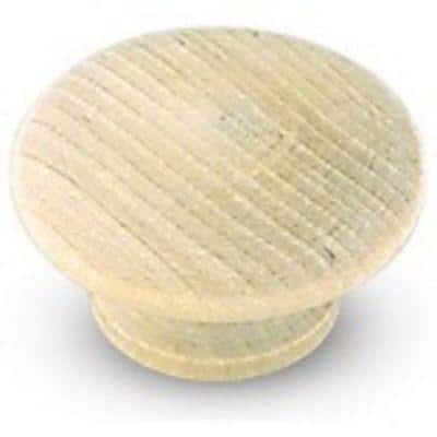 Amerock 1-1/2 In. Round Wood Knob