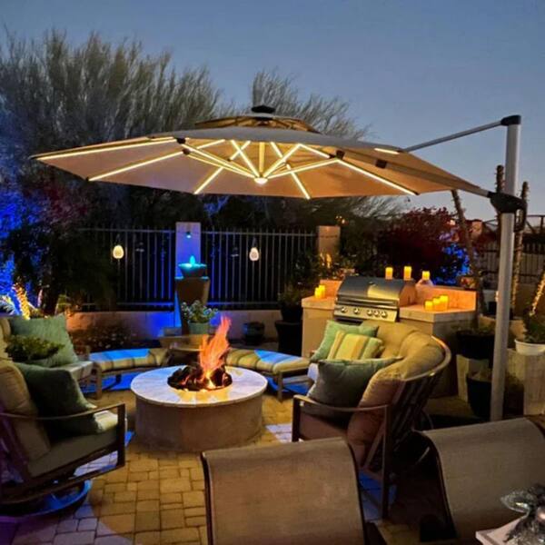 best makes of patio umbrellas Cantilever Umbrella The Best Umbrella Brand The Best Patio Umbrellas,  Tested By BHG