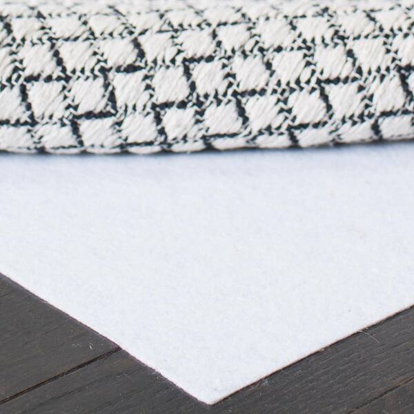 SAFAVIEH Carpet to Carpet White 2 ft. x 4 ft. Rug Pad PAD125-24SET2 ...