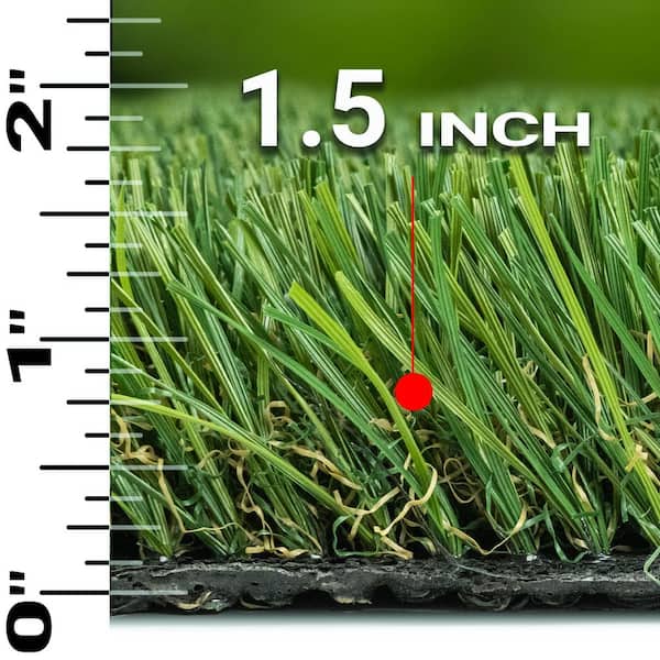 MSI Viridian Green 15 ft. W x Cut to Length Green Artificial Grass