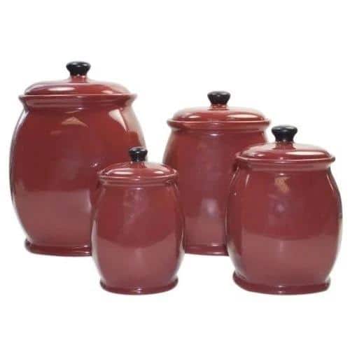 Circleware 06440 Treasure Kitchen Glass Canister with Copper Lid