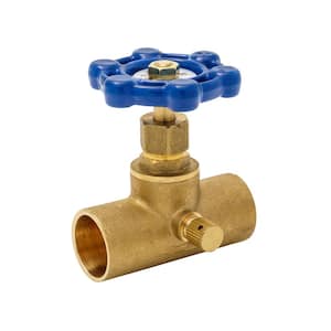 3/4 in. Brass C x C Stop and Waste Valve