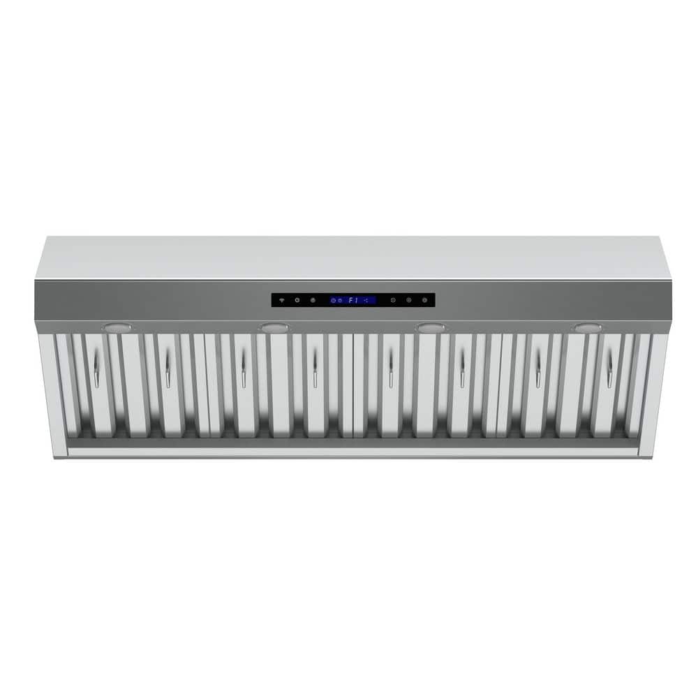 Palazzo 48 in. Wall Mounted Range Hood in Stainless Steel