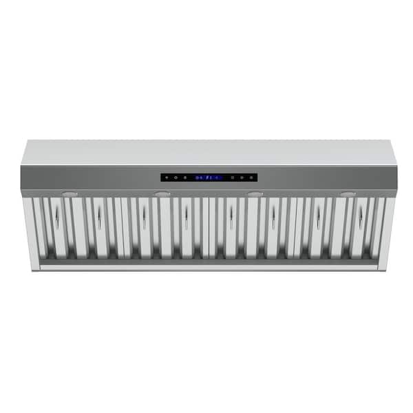 Palazzo 48 in. Wall Mounted Range Hood in Stainless Steel