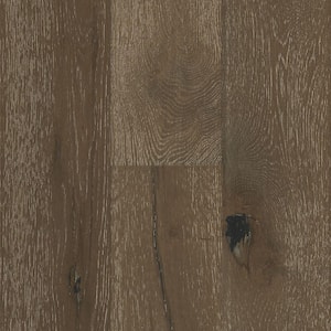 Time Honored Double Chocolate Wh Oak .36 in. T x 6.46 in. W Wirebrushed Engineered Hardwood Flooring (32.11 sq. ft./ctn)