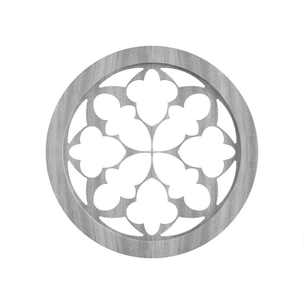 KOHROS 12 in. x 12 in. Classic Round Framed Decorative Mirror