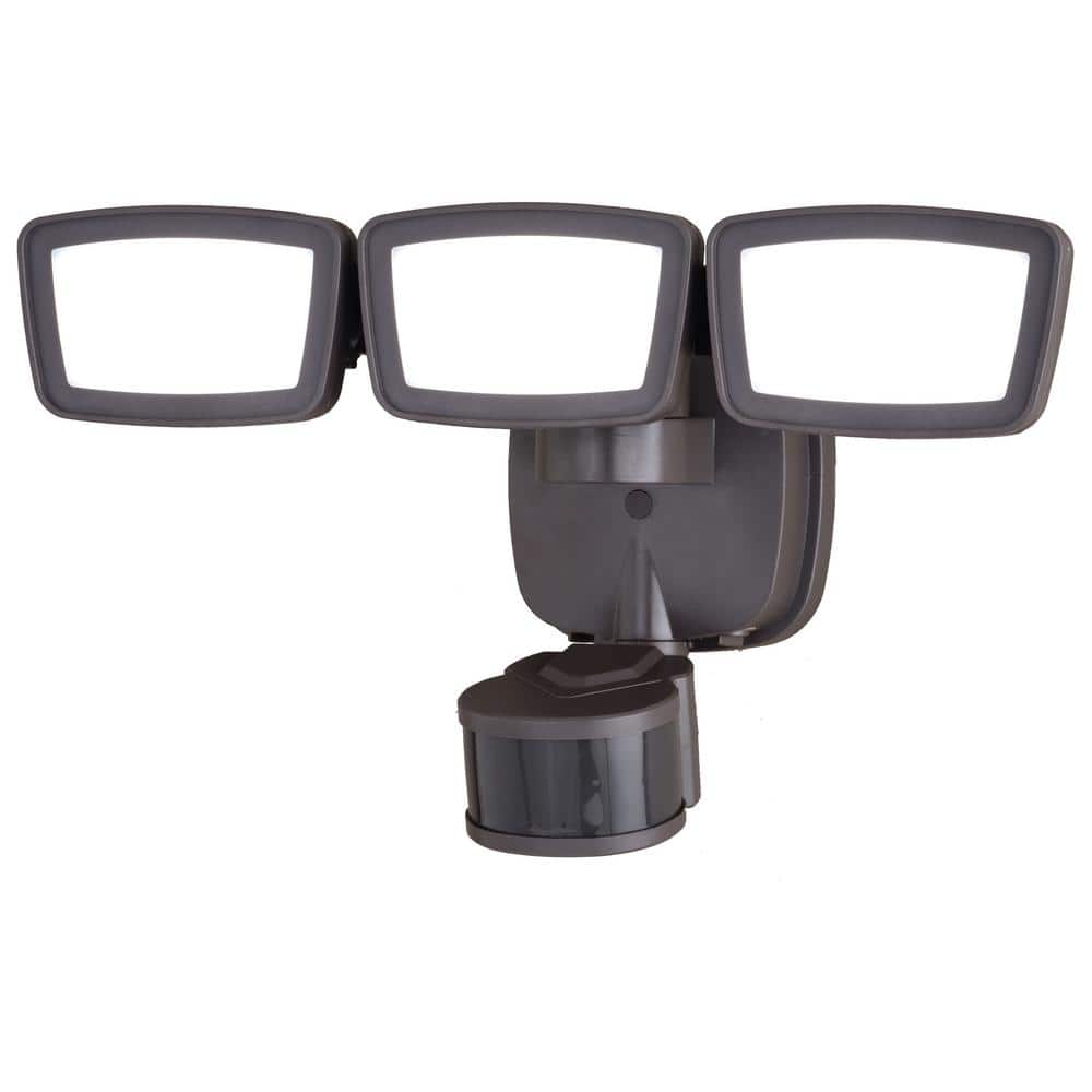 Bronze LED Outdoor Motion Sensor Security Flood Light
