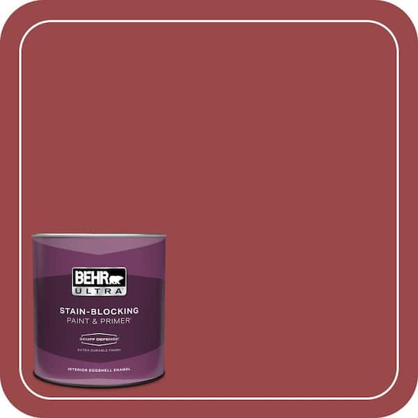 BEHR ULTRA 1 qt. #150D-7 Regal Red Extra Durable Eggshell Enamel Interior Paint & Primer