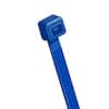 Unbranded 8 in. Standard 50 lbs. Tensile Strength UL 21S Rated Cable Zip Ties Fluorescent Blue (100-Pack) GT-8STFB100