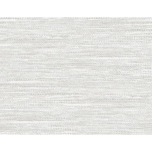 60.75 sq. ft. Linen Weave Unpasted Paper Wallpaper Roll