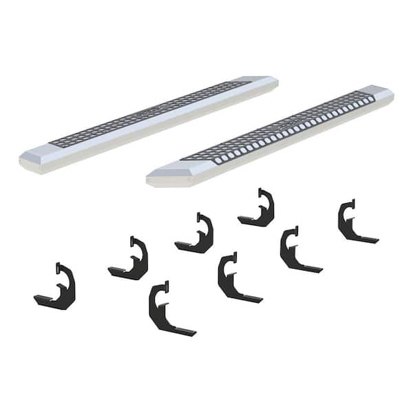 AdvantEDGE Chrome Aluminum 75-Inch Truck Running Boards, Select Chevrolet Silverado, Tahoe, GMC Sierra, Yukon