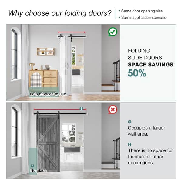 Fredbeck 96 in. x 84 in. Paneled White Finished Solid Core MDF