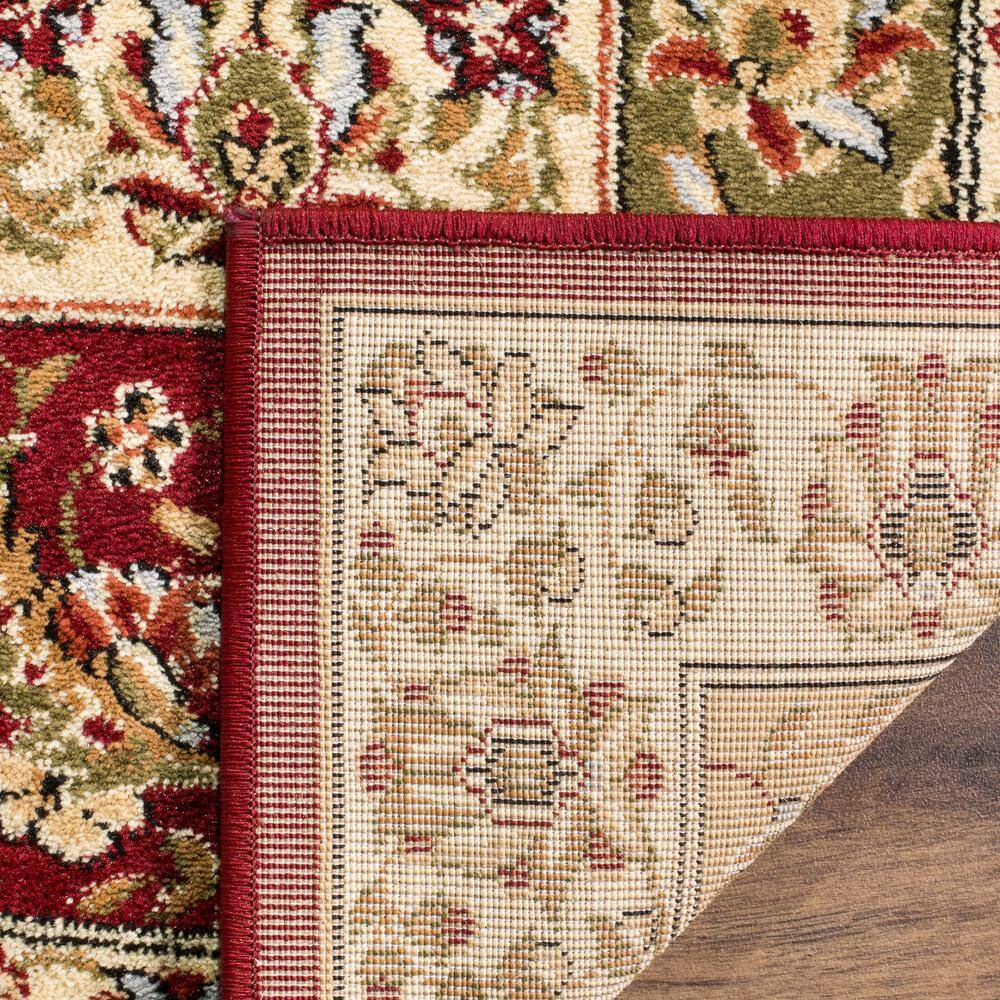 Ivory Elegance 62'' Square Hand-Knotted Synthetic Area Rug