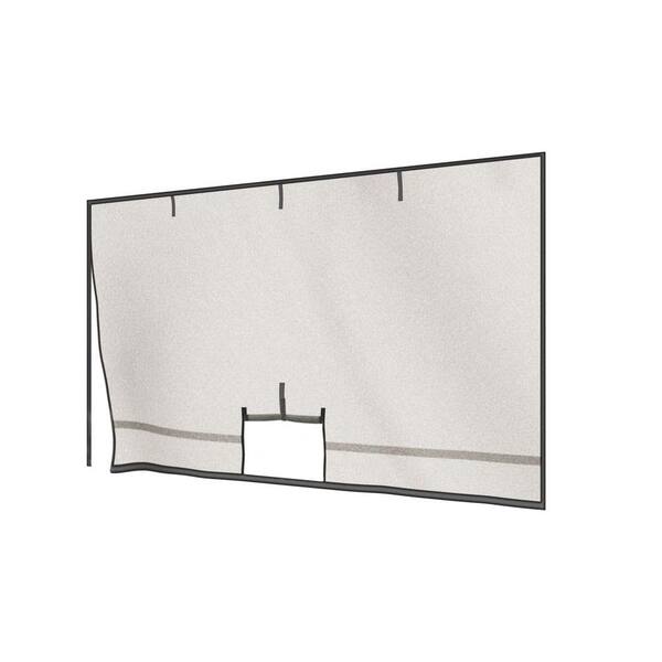 ShelterLogic 16 ft. x 7 ft. Garage Screen with Roll-Up Pipe-DISCONTINUED