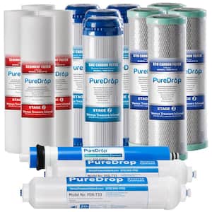 Standard 5-Stage 50 GPD Reverse Osmosis System 2-Year Replacement Filter Pack