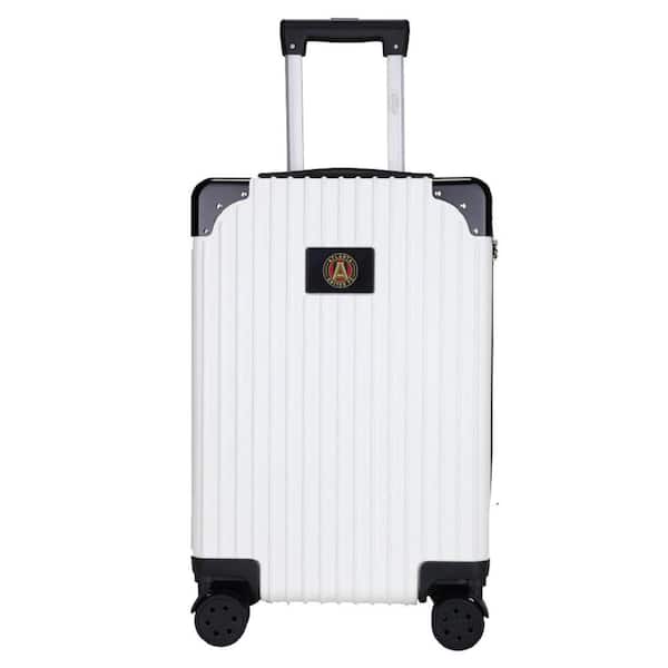 Mojo Atlanta United FC 21 in. Exec 2-Toned Carry on Spinner Luggage- White