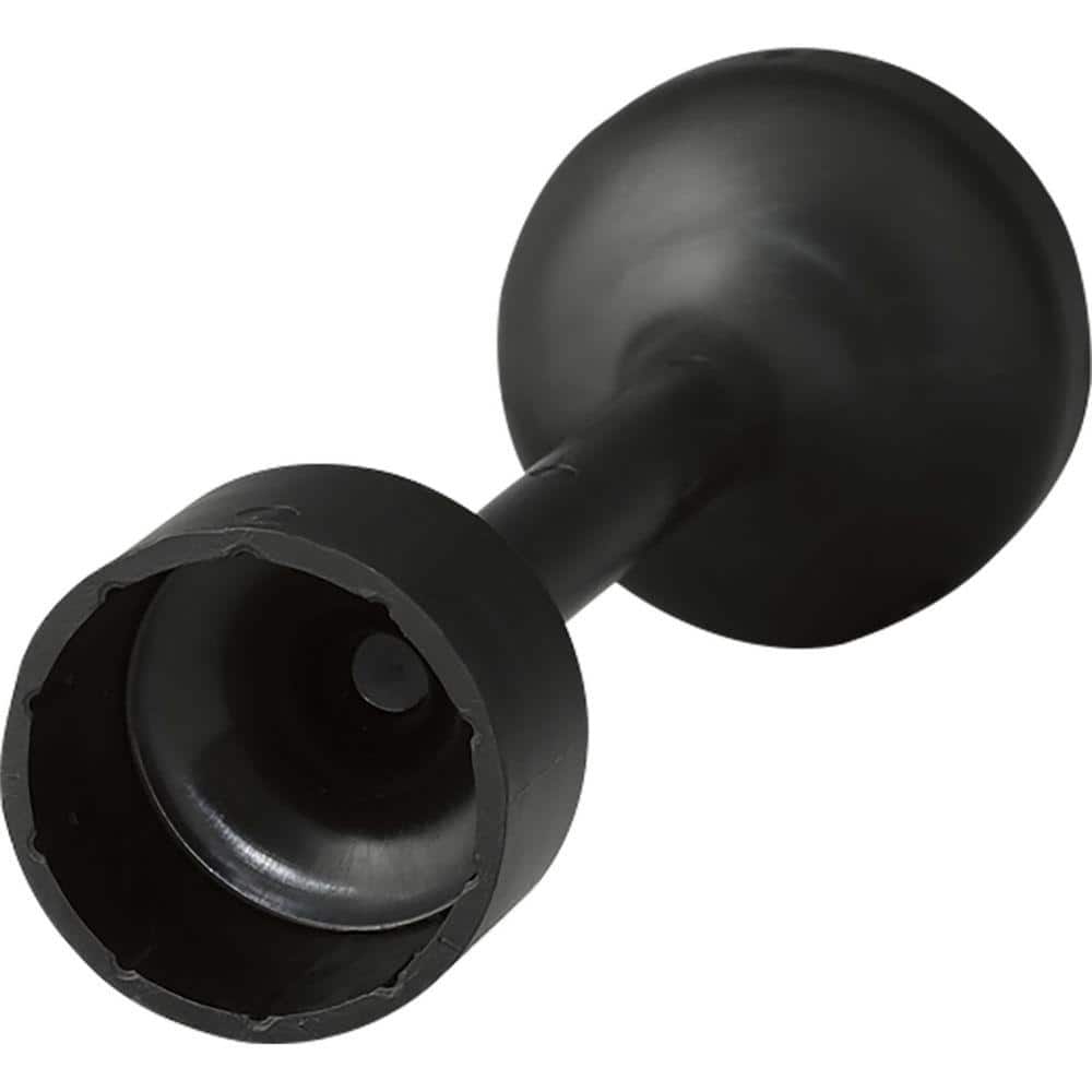 Black Plastic Socket Collar Tool for Glass Shades