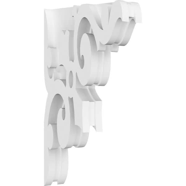 Ekena Millwork Whitman 1.5 in. W x 12 in. H x 7 in. D Signature Urethane Polyurethane Corbel
