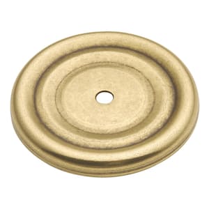 Manor House 1-7/8 in. H Lancaster Hand Polished Knob Backplate