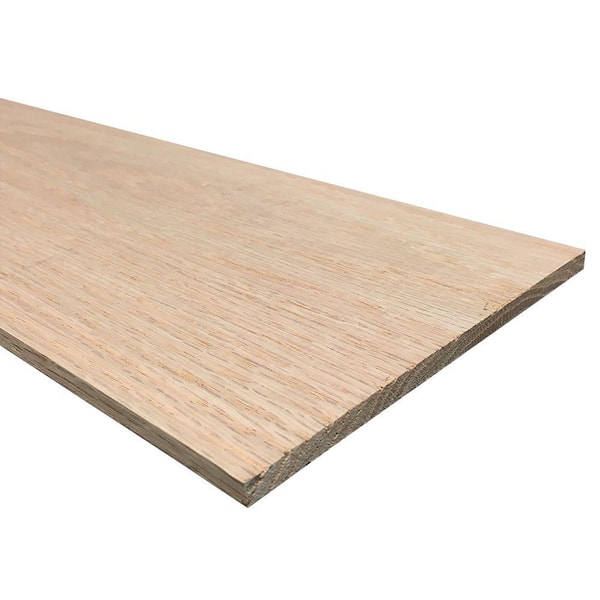 Weaber 1/4 in. x 6 in. x 4 ft. S4S Oak Board