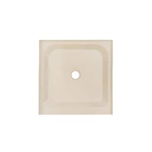 Voltaire 36 in. L x 36 in. W Alcove Shower Pan Base with Center Drain in Biscuit