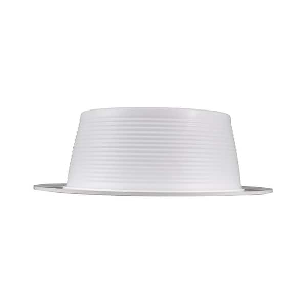 NICOR 6 in. White Recessed R40 Baffle Trim 17510 - The Home Depot