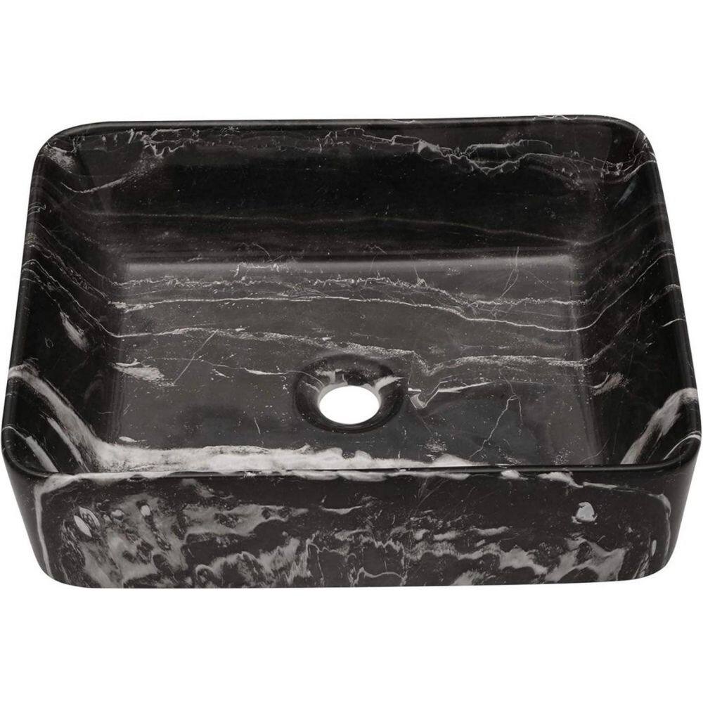 19 in. Rectangle Vitreous China Vessel Sink in Marble price history on PriceWatchPro